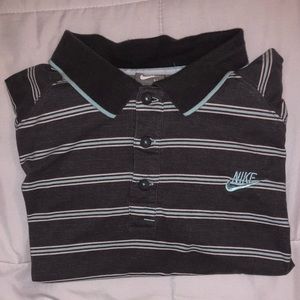 Men’s Nike Charcoal Stripped Polo